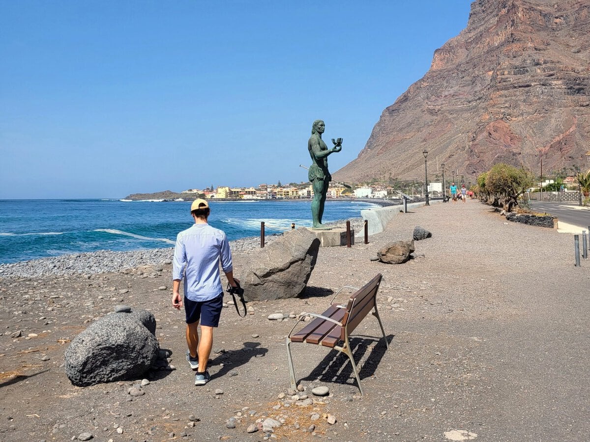 Spaziergehen am Playa Valle Gran Rey