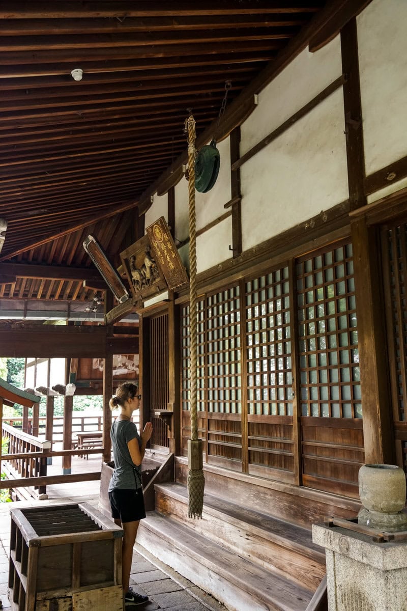 Tempelritual Japan nach buddhistischem Glauben