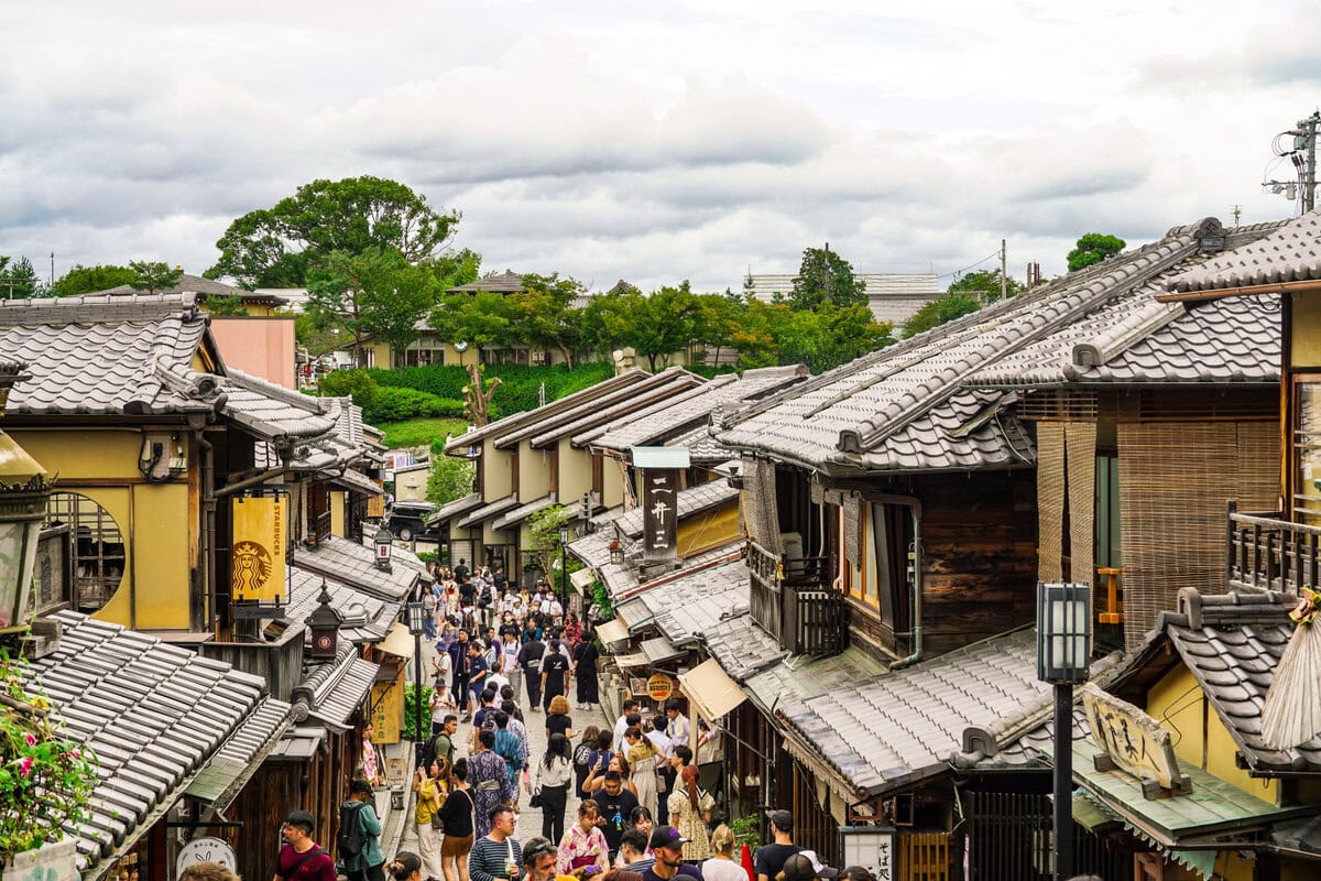 Sannenzaka Straße in Kyoto