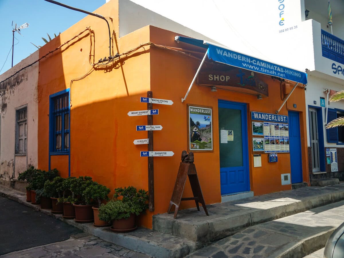 Wander-Laden Wanderlust in Valle Gran Rey auf La Gomera
