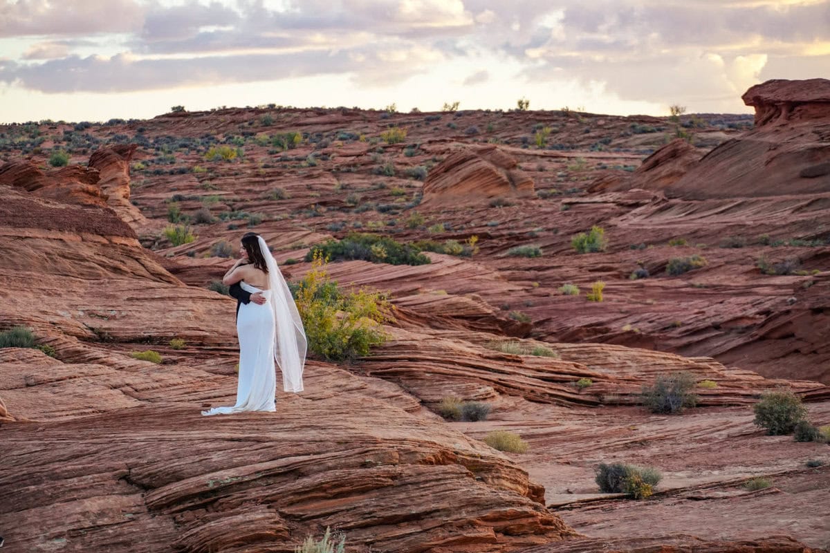 Hochzeits Foto-Shooting am Horseshoe Bend