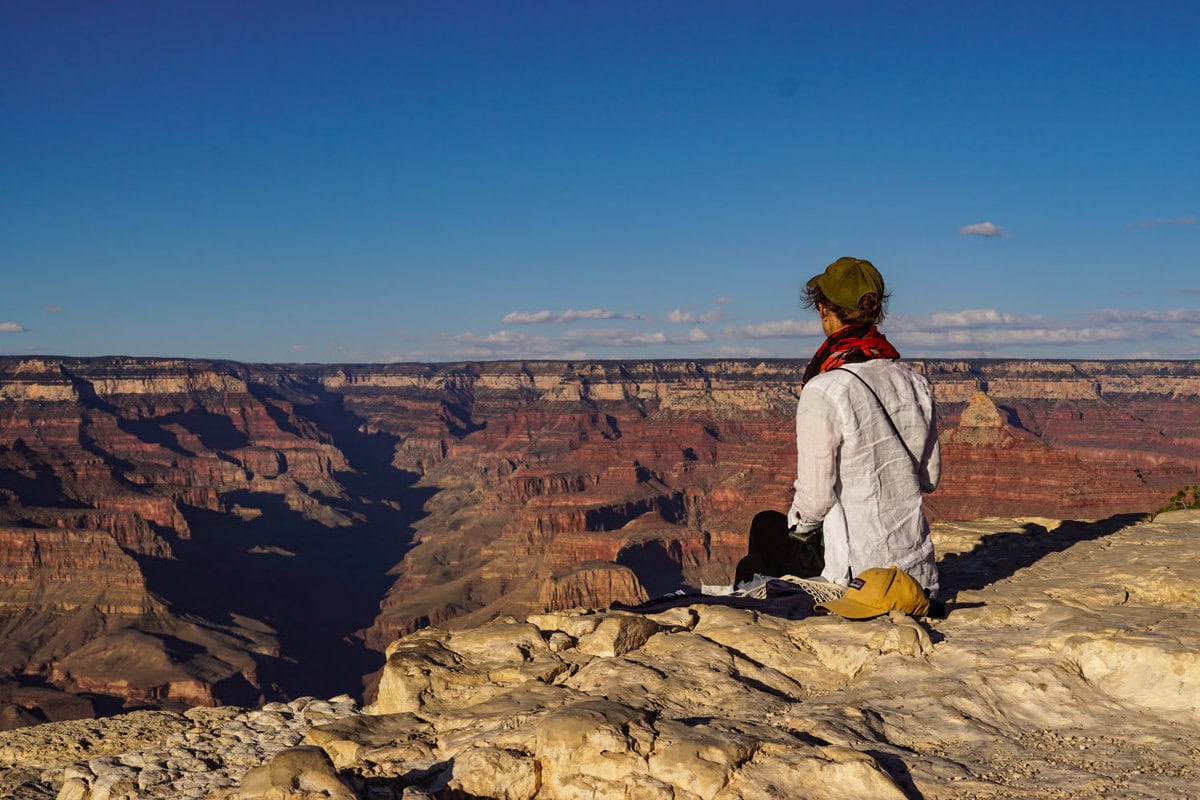 Bester Platz für den Sonnenuntergang am Grand Canyon