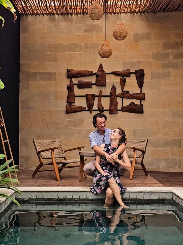 Unsere private Poolvilla in Legian auf Bali