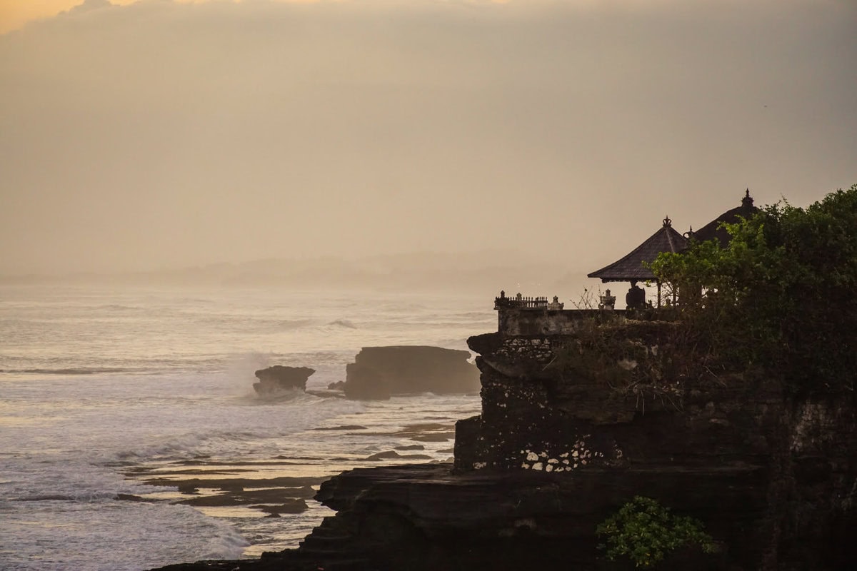 Tempel am Meer auf Bali: Tanah Lot