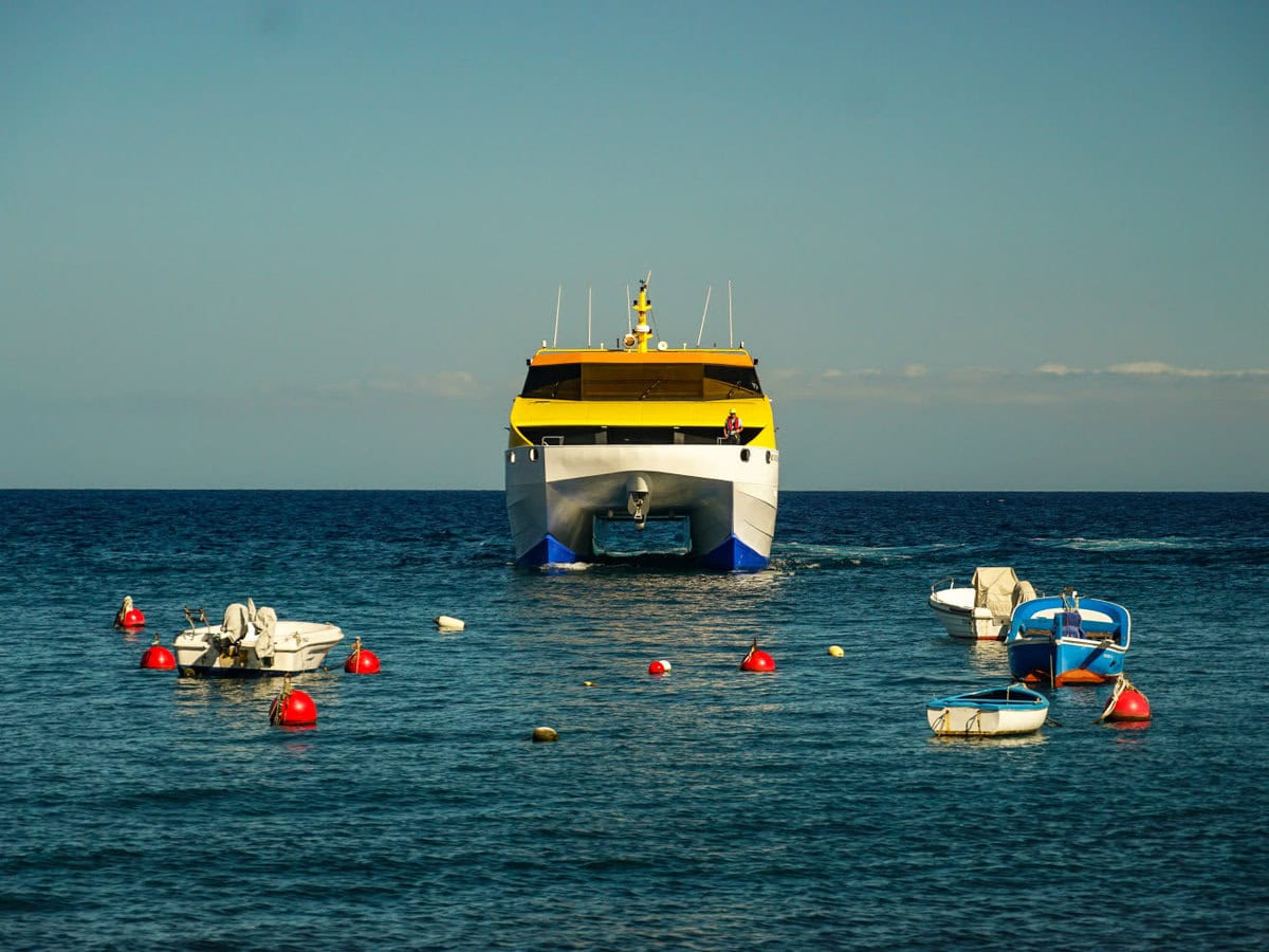 Benchi Express Personenfähre von Playa Santiago nach Valle Gran Rey und San Sebastian