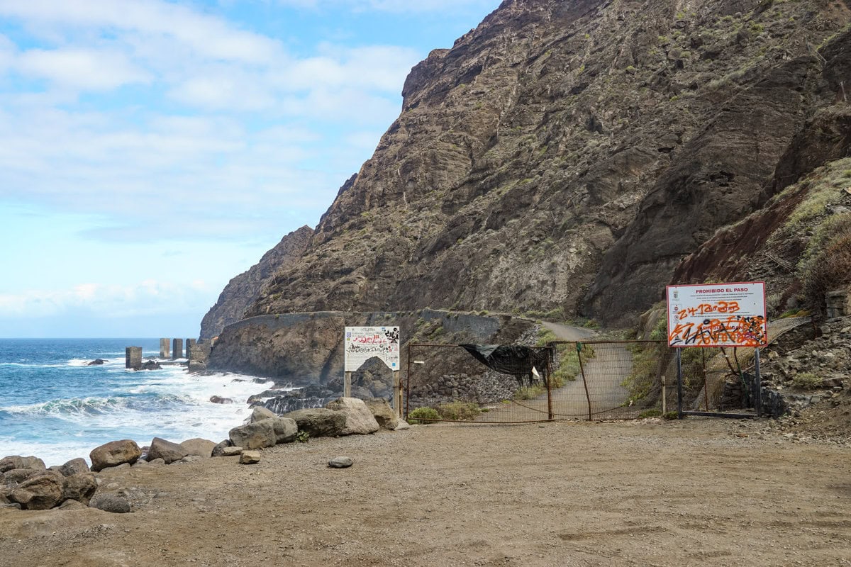 Parkplatz vor dem Pescante de Hermigua
