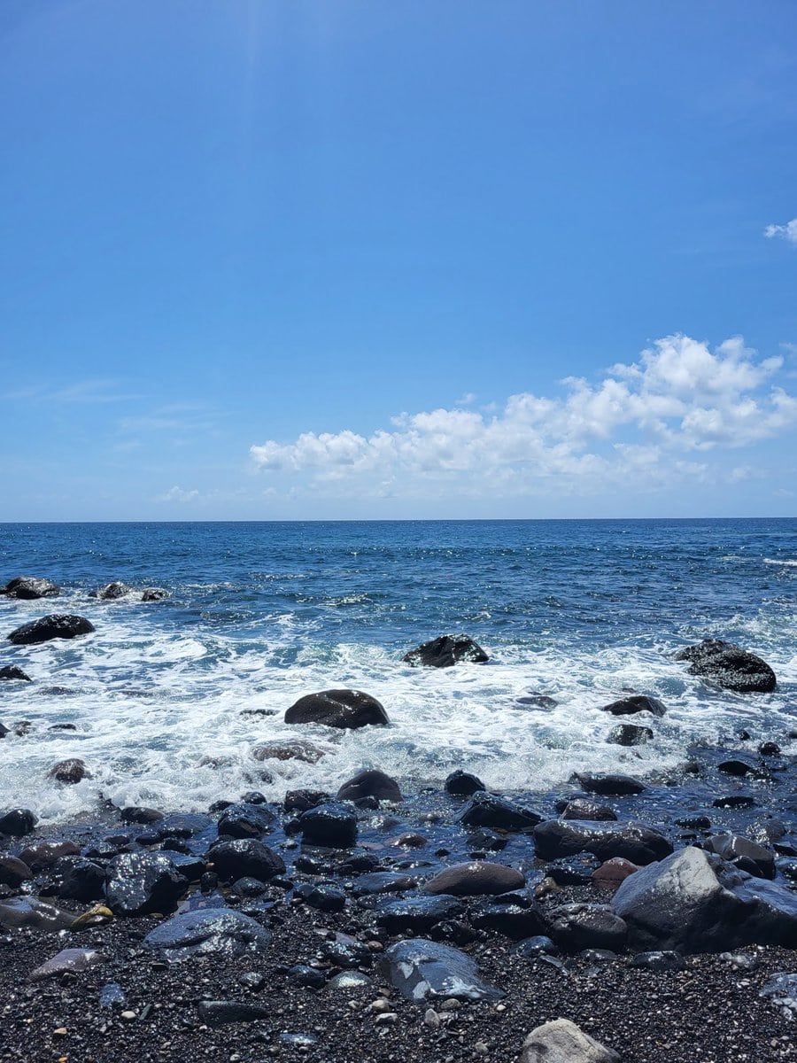 Strand von Vallehermoso auf La Gomera
