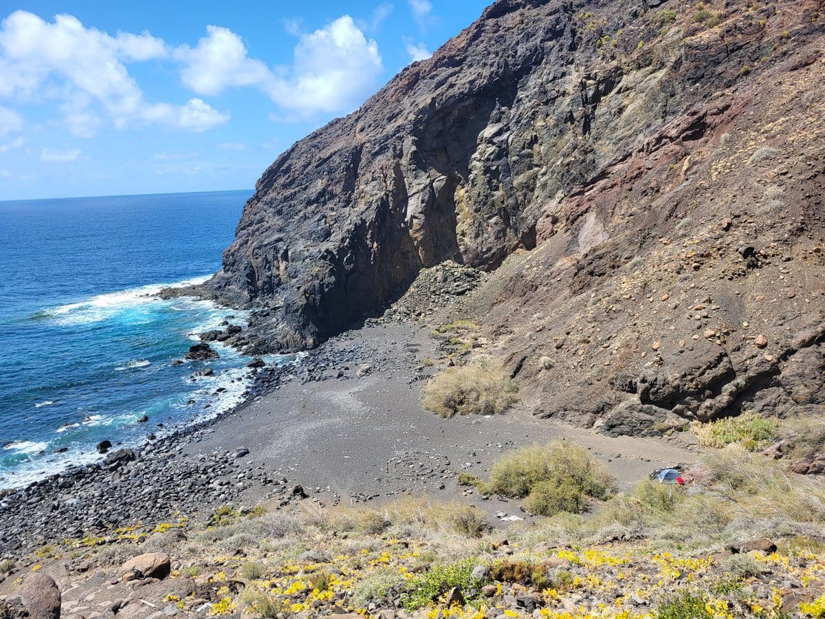 Playa del Trigo, Strand in Alojera auf La Gomera