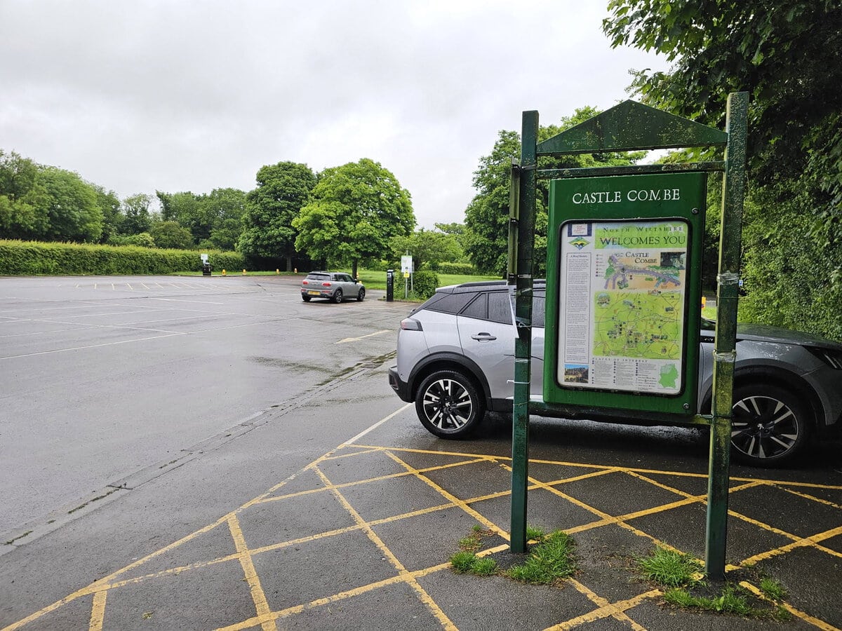 Parkplatz Castle Combe
