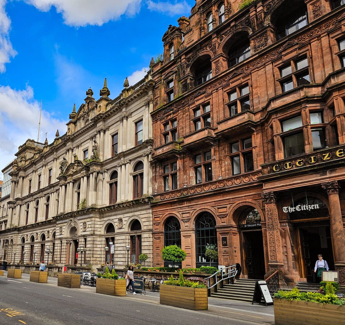 Glasgow Erfahrungen: Schöne Häuser und historische Gebäude