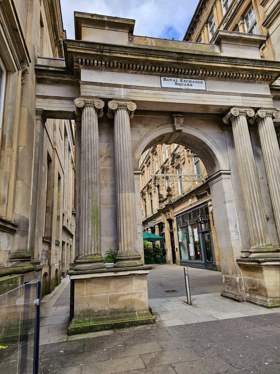 Royal Exchange Square in Glasgow