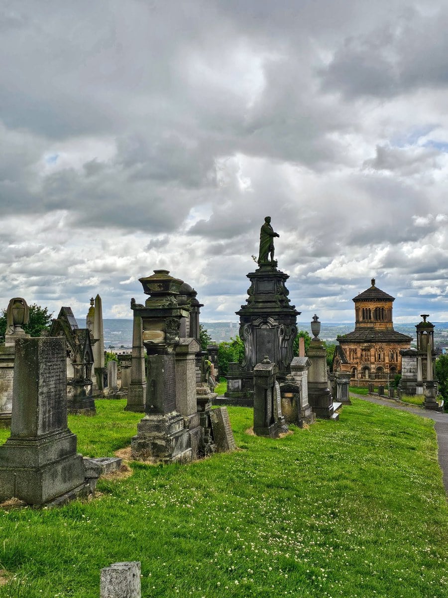 John Knox Denkmal auf der Necropolis in Glasgow