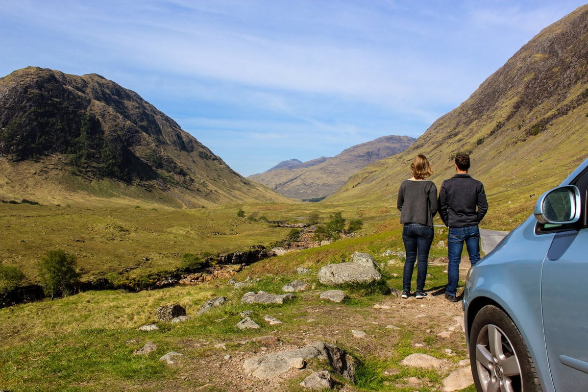 Glen Coe / Glen Etive Skyfall Drehort: Nachstellung der berühmten Filmszene