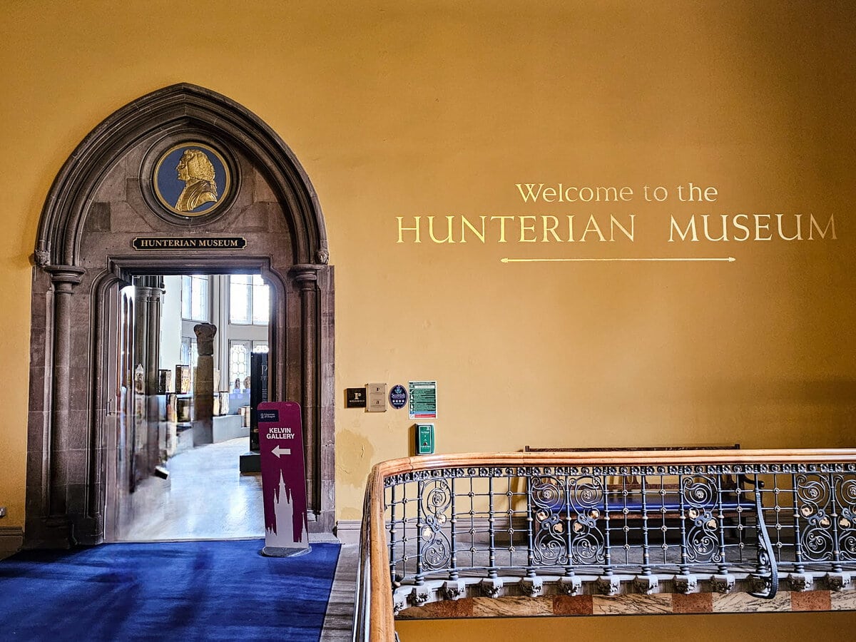 Hunterian Museum in Glasgow, nahe der Universität
