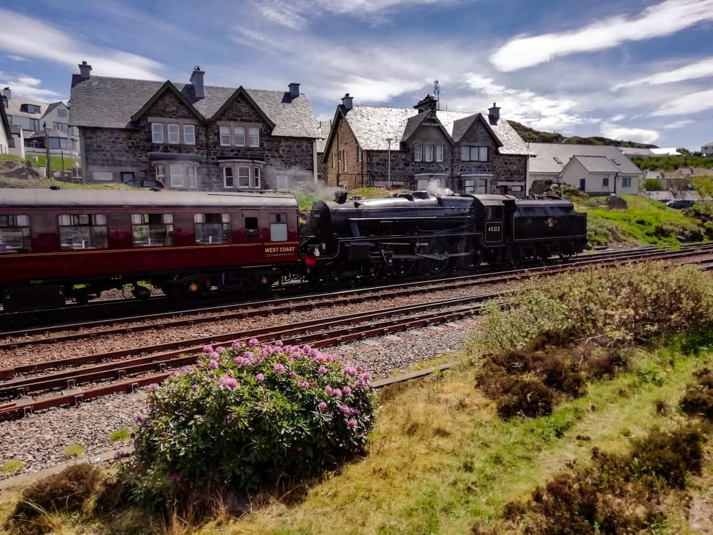 Harry Potter Zug Jacobite Steam Train in Mallaig