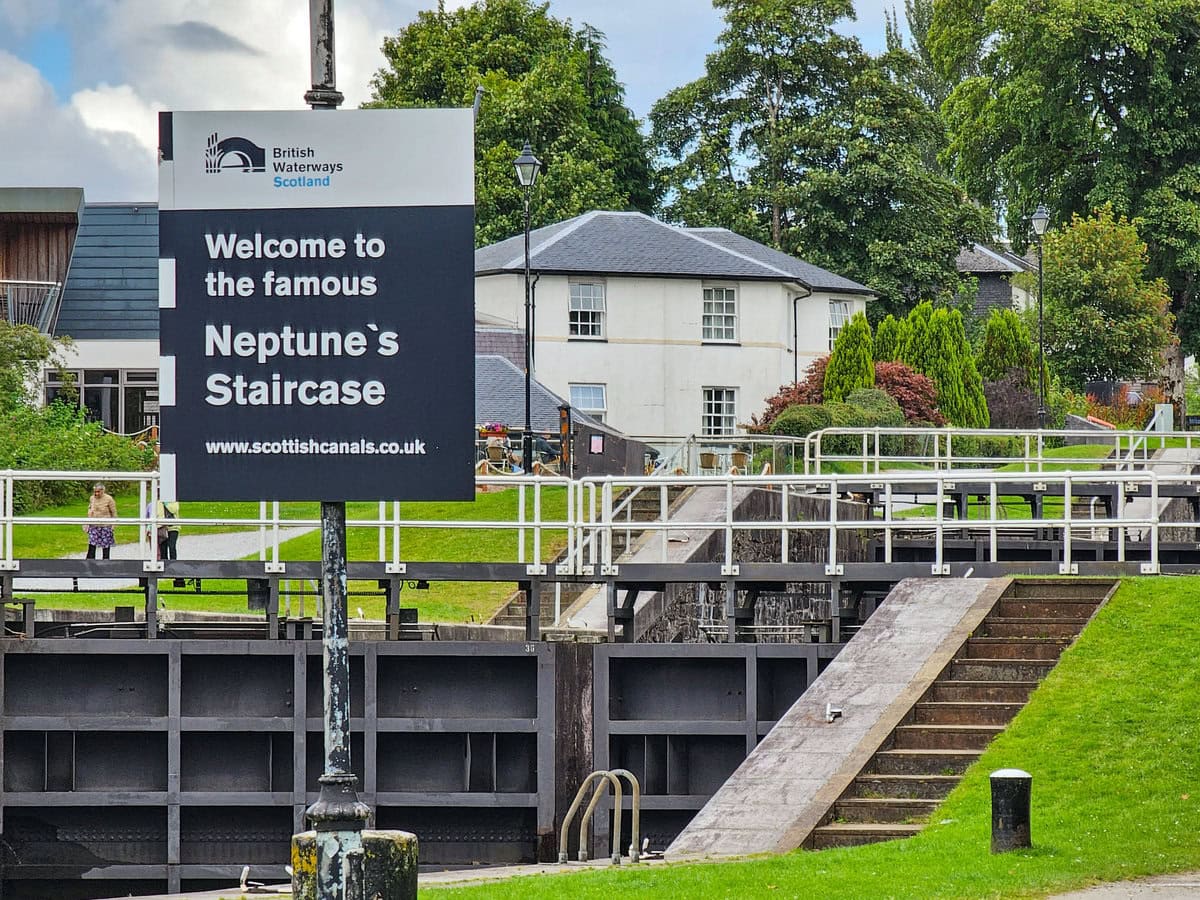 Schleusen Fort William Banavie: Neptunes Staircase