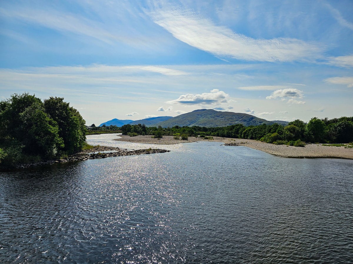 Fluss River Lochy bei Fort William
