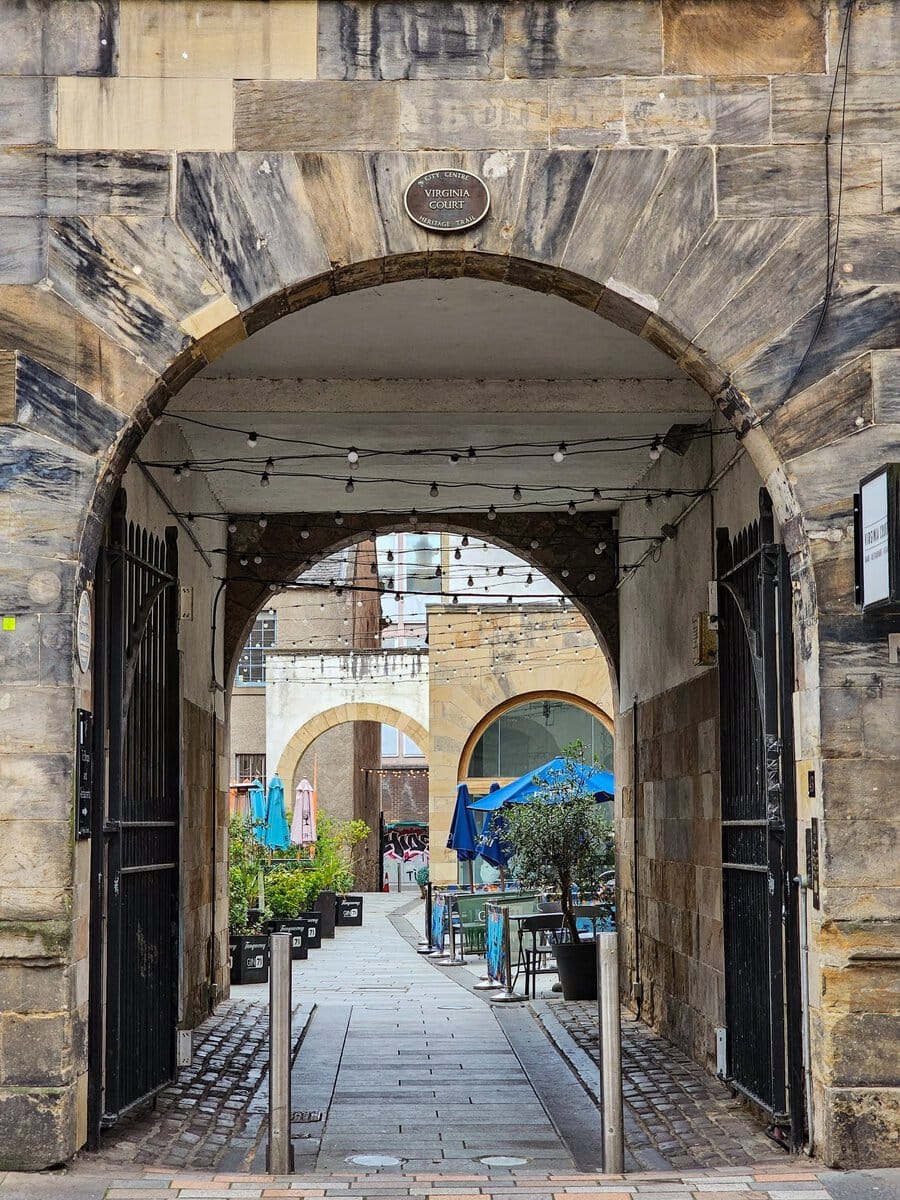Virginia Court in der Innenstadt von Glasgow
