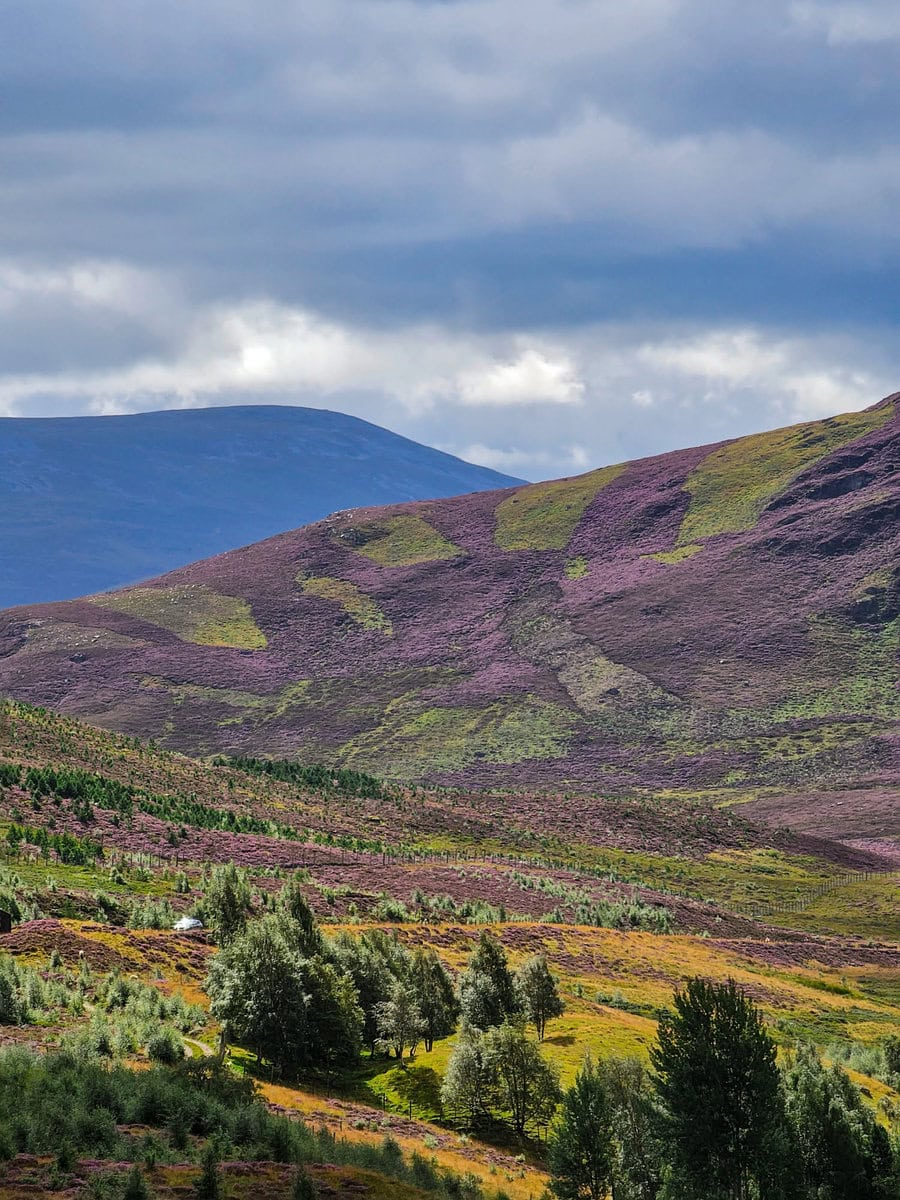 Glenshee Passstraße durch die Cairngorms