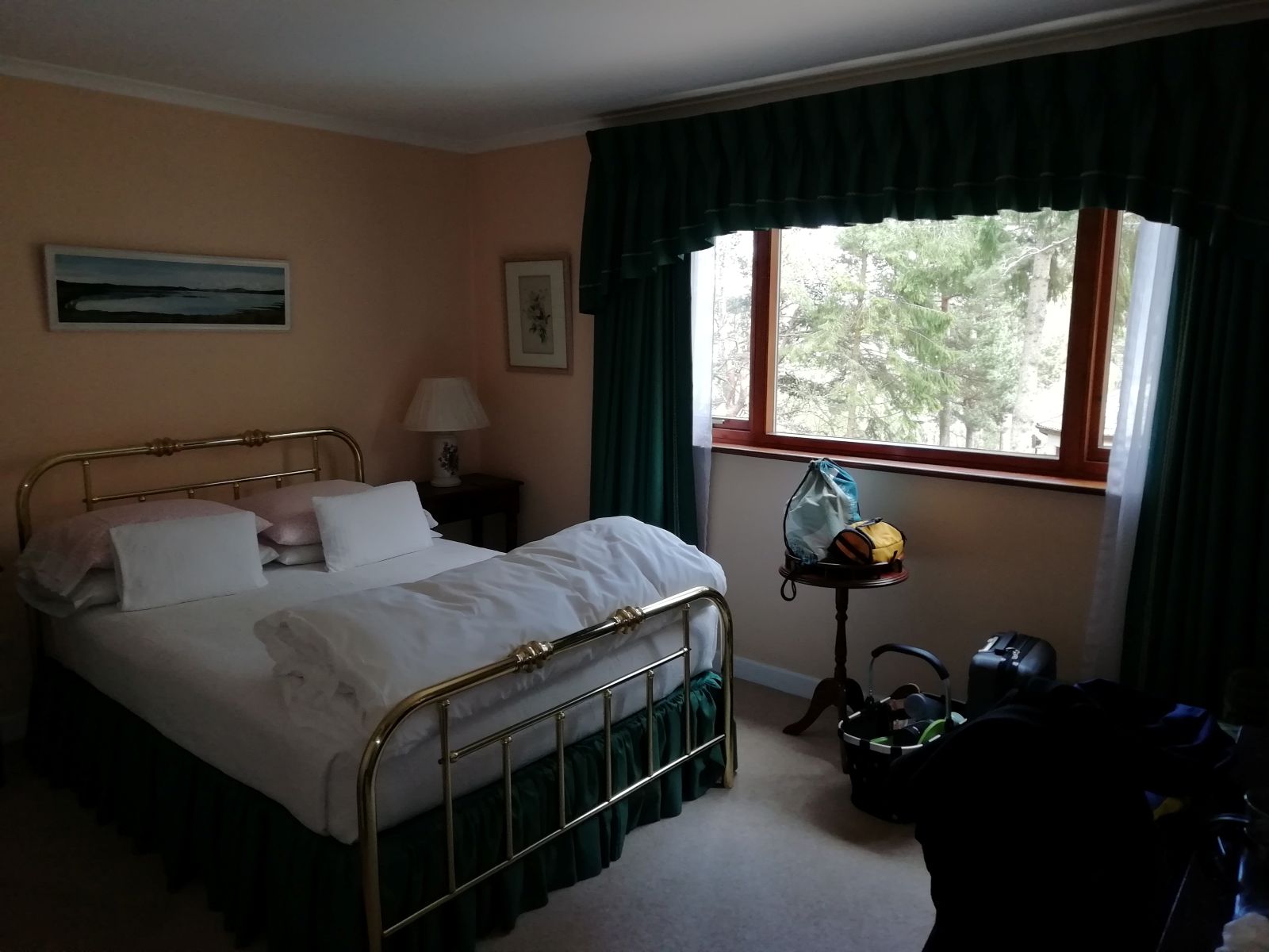 Unser B&B Zimmer in den Cairngorms, in Carrbridge