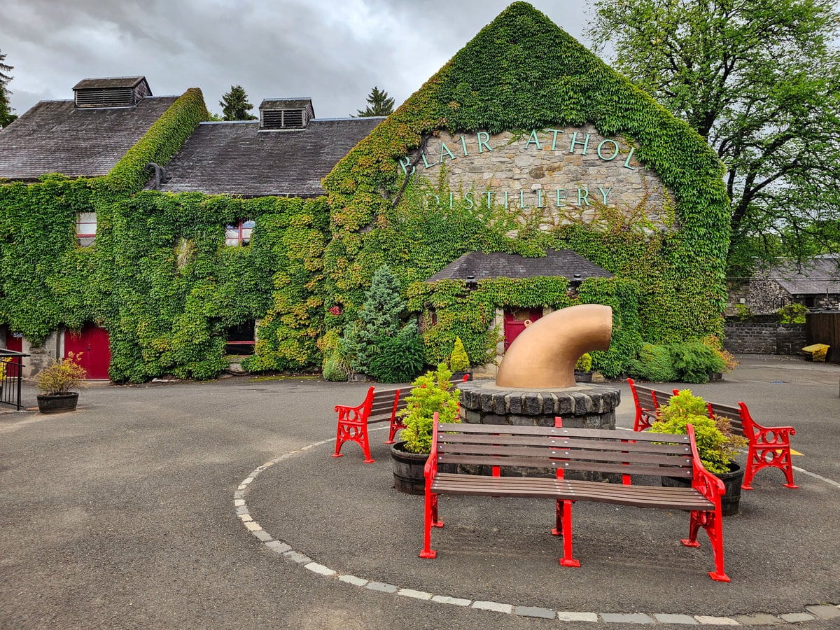 Blair Athol Destillerie in Pitlochry in Schottland