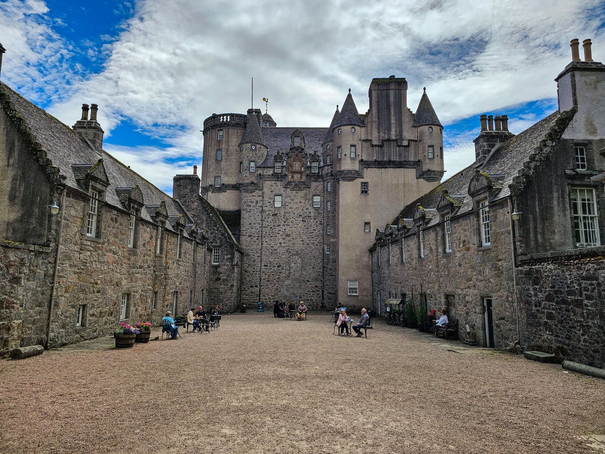 Besuch bei Castle Fraser in den Cairngorms
