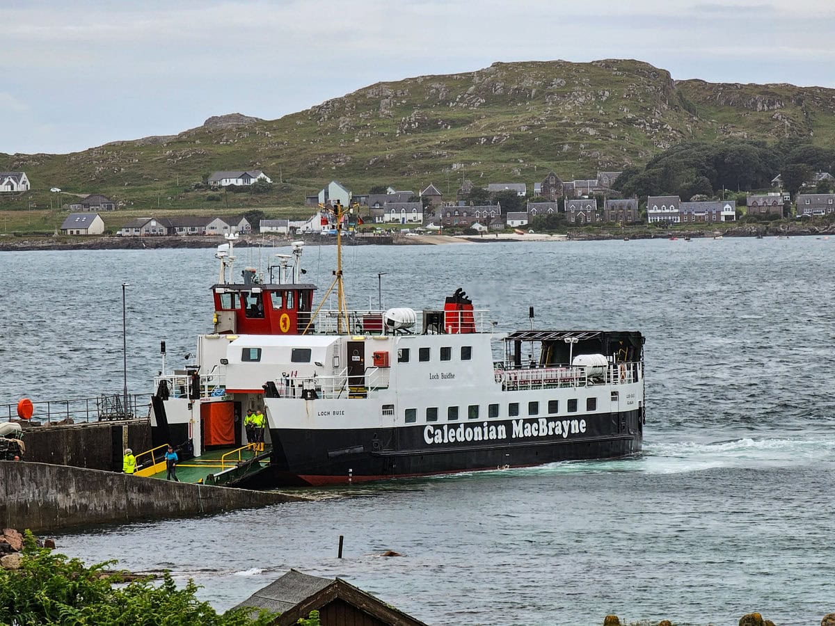 Fähre von der Insel Mull nach Iona