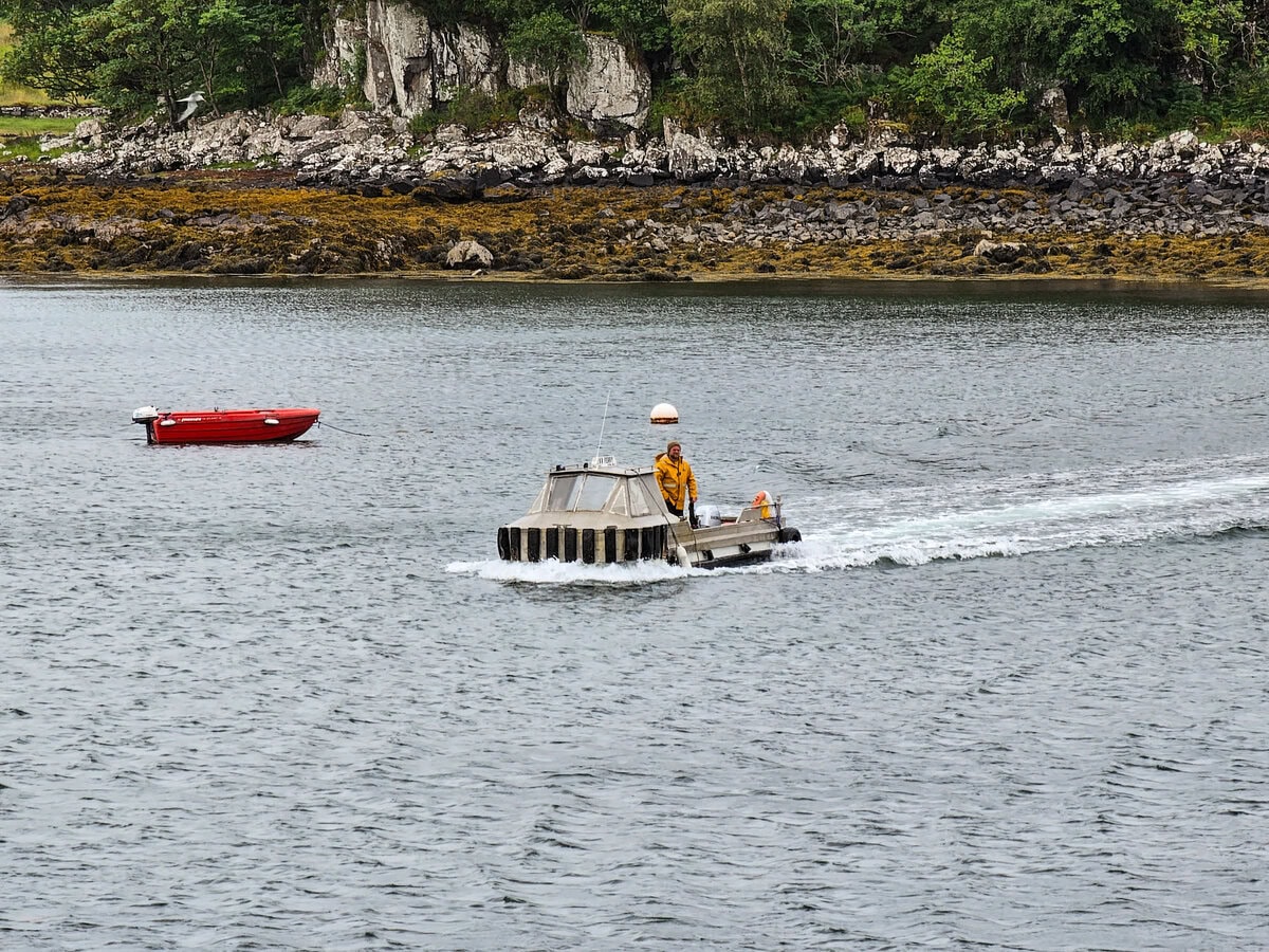 Fähre von der Insel Mull nach Ulva