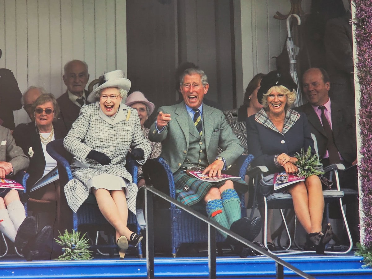 Die Queen beim Breamar Highland Games Gathering