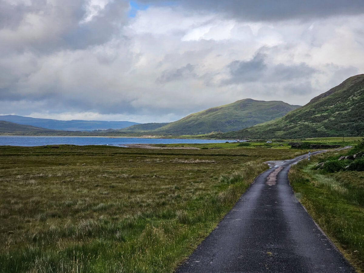 Route auf der Isle of Mull: Scenic Road to Salen