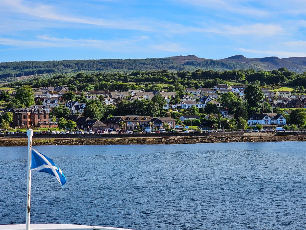 Ankunft in Brodick auf der Insel Arran mit der Fähre