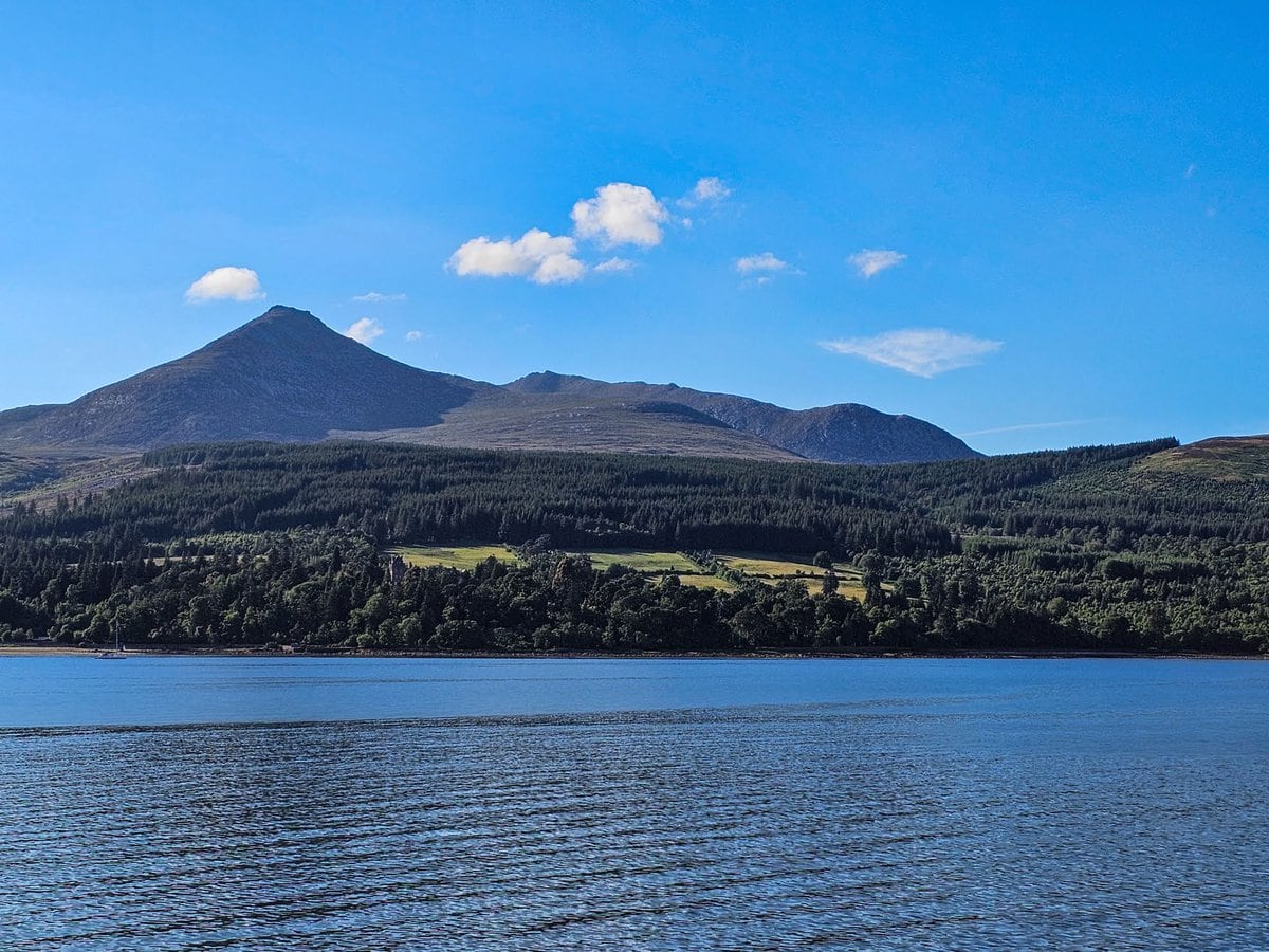 Berg Goatfell auf der Insel Arran in Schottland