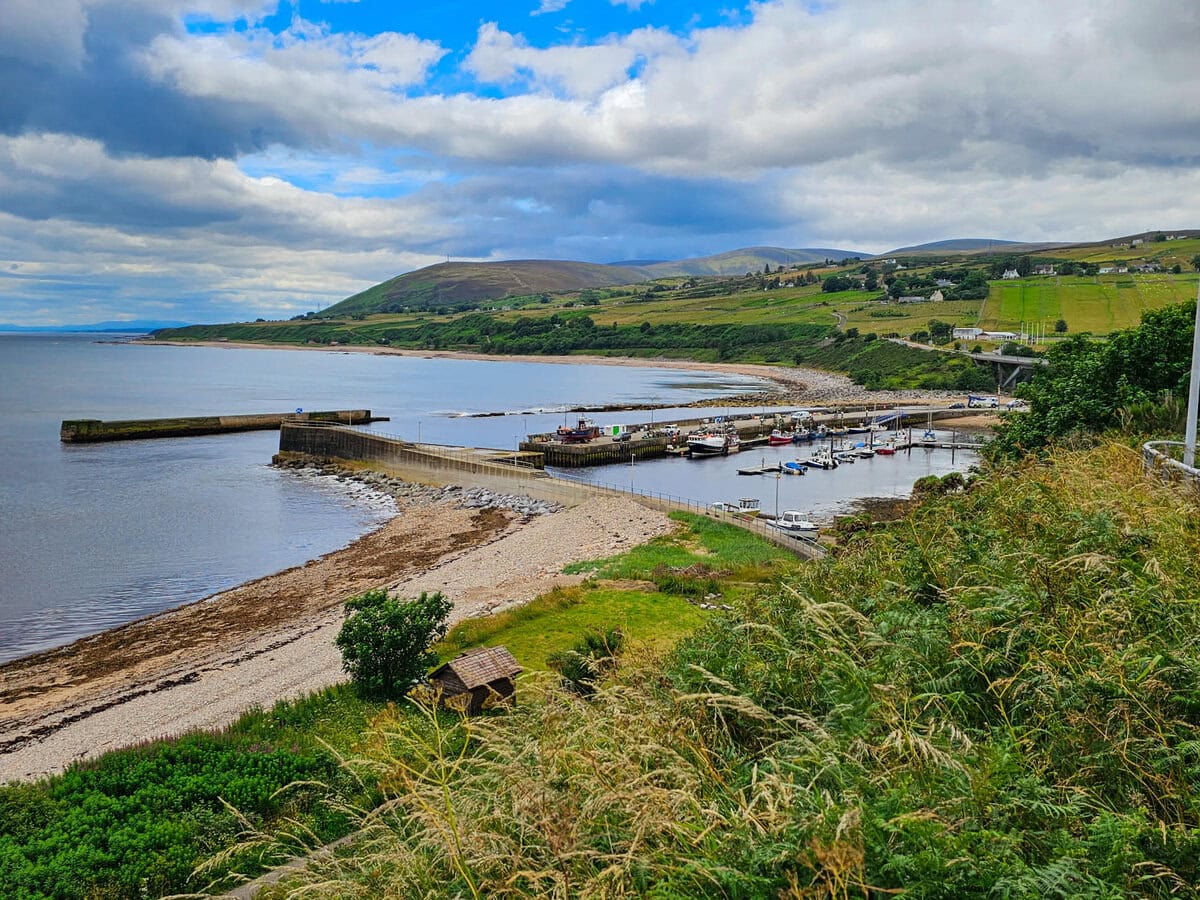Helmsdale in Schottland: Hafen und Meer