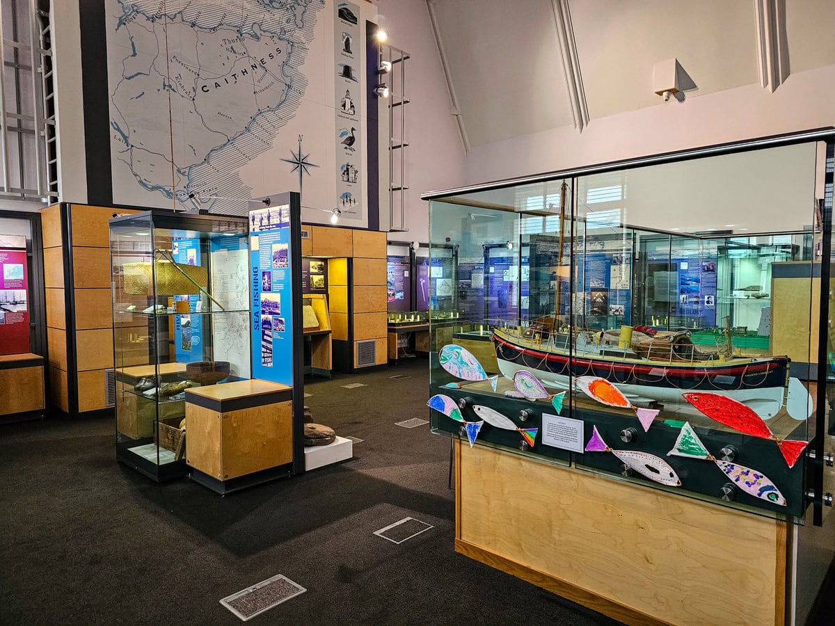 Museum in Thurso über die Nordküste Schottlands