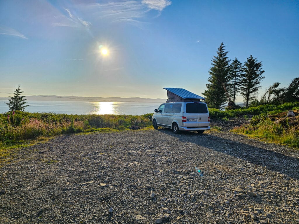 Sonnenuntergang an der Westküste der Isle of Arran