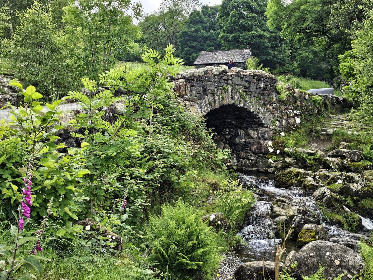 Ashness Bridge bei Keswick im Lake District