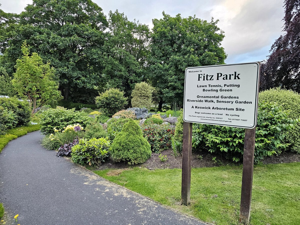 Fitz Park in Keswick