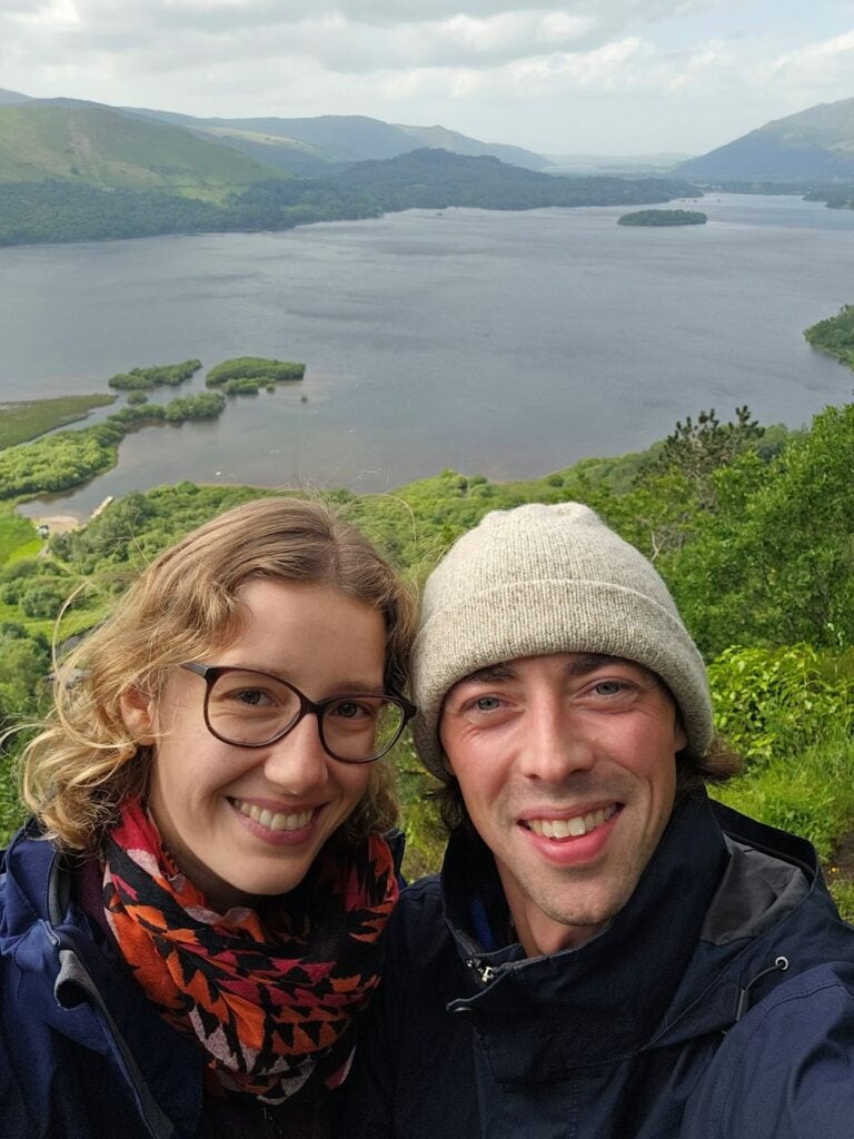 Theresa und Chris von Reisekröten, im Lake District in England