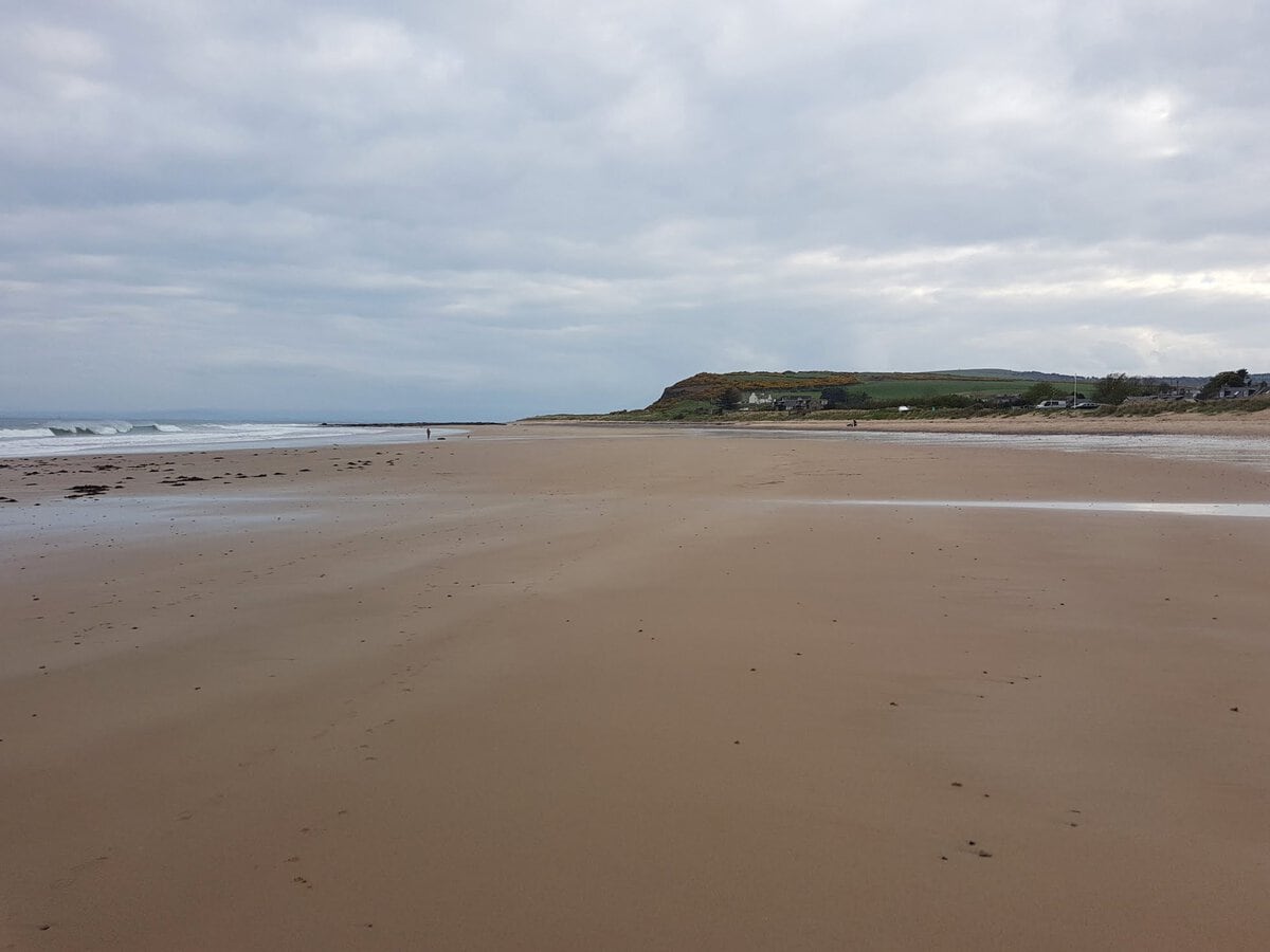 Strand von Shandvick in der Nähe von Tain: Kilometer langer Strand