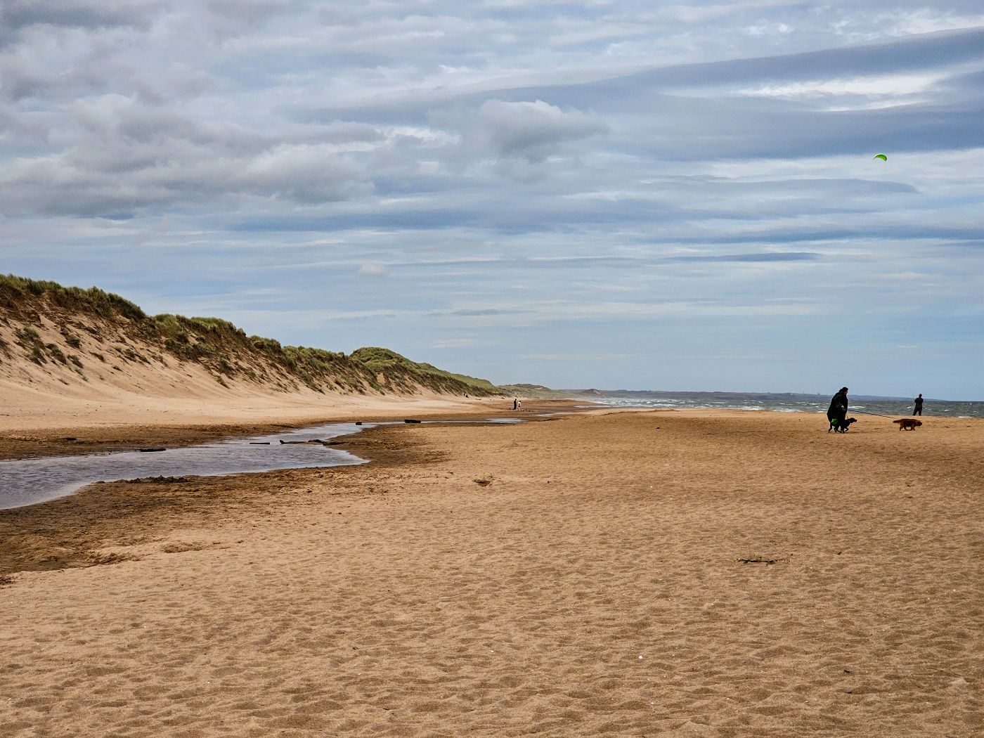 Der Balmedie Strand nahe Aberdeen