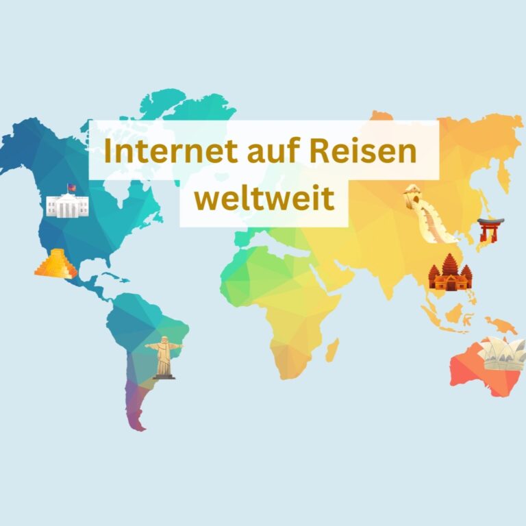 Mobiles Internet auf Reisen und im Ausland weltweit: SIM Karten und eSIM und was man alles wissen muss