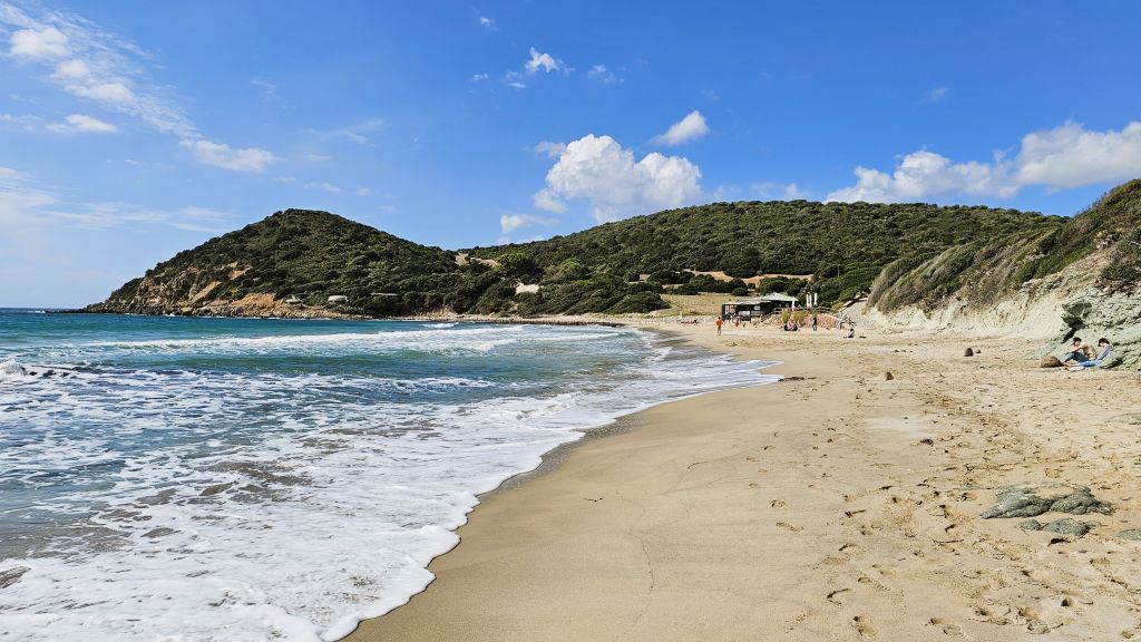 Strand in der Nähe von Villanova Monteleone auf dem weg nach Alghero: Spiaggia Poglina