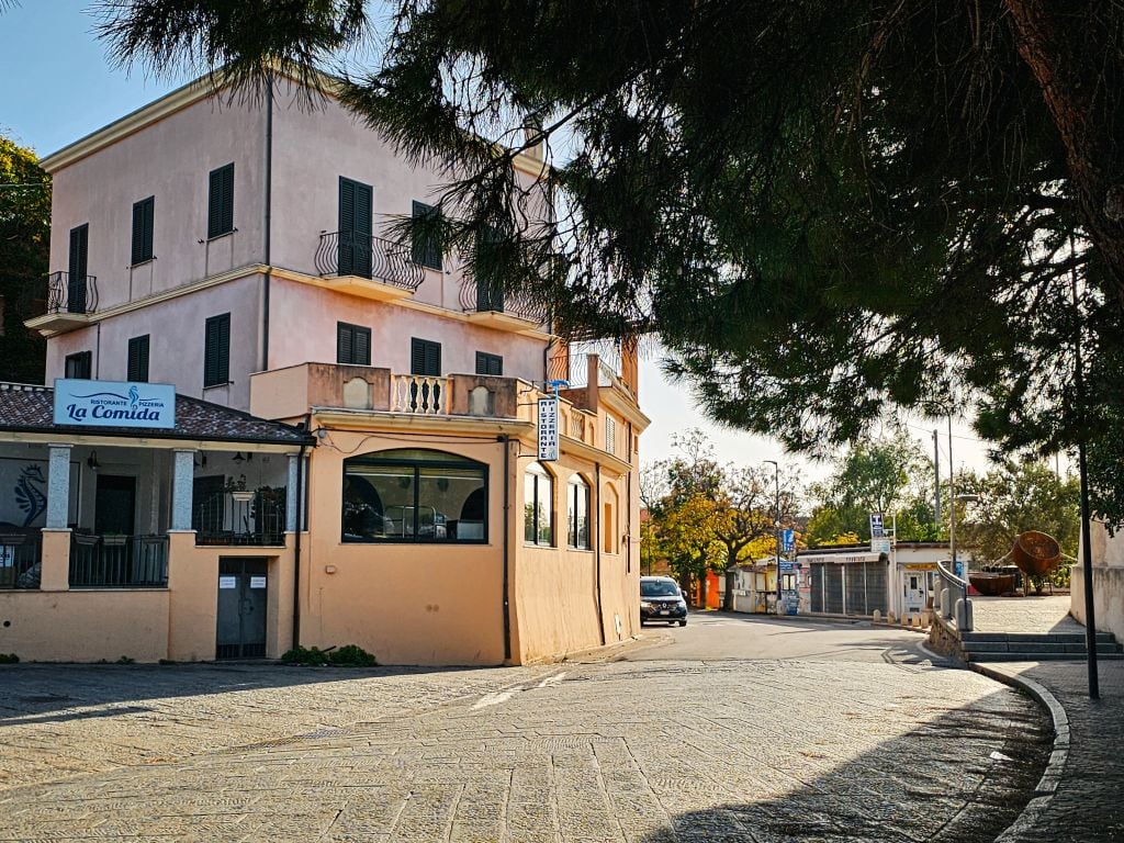 Innenstadt von Arbatax auf Sardinien