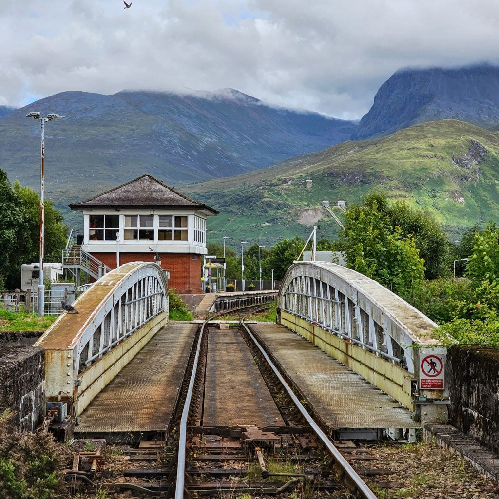 Banavie Swing Bridge als Teil des Caledonian Canals