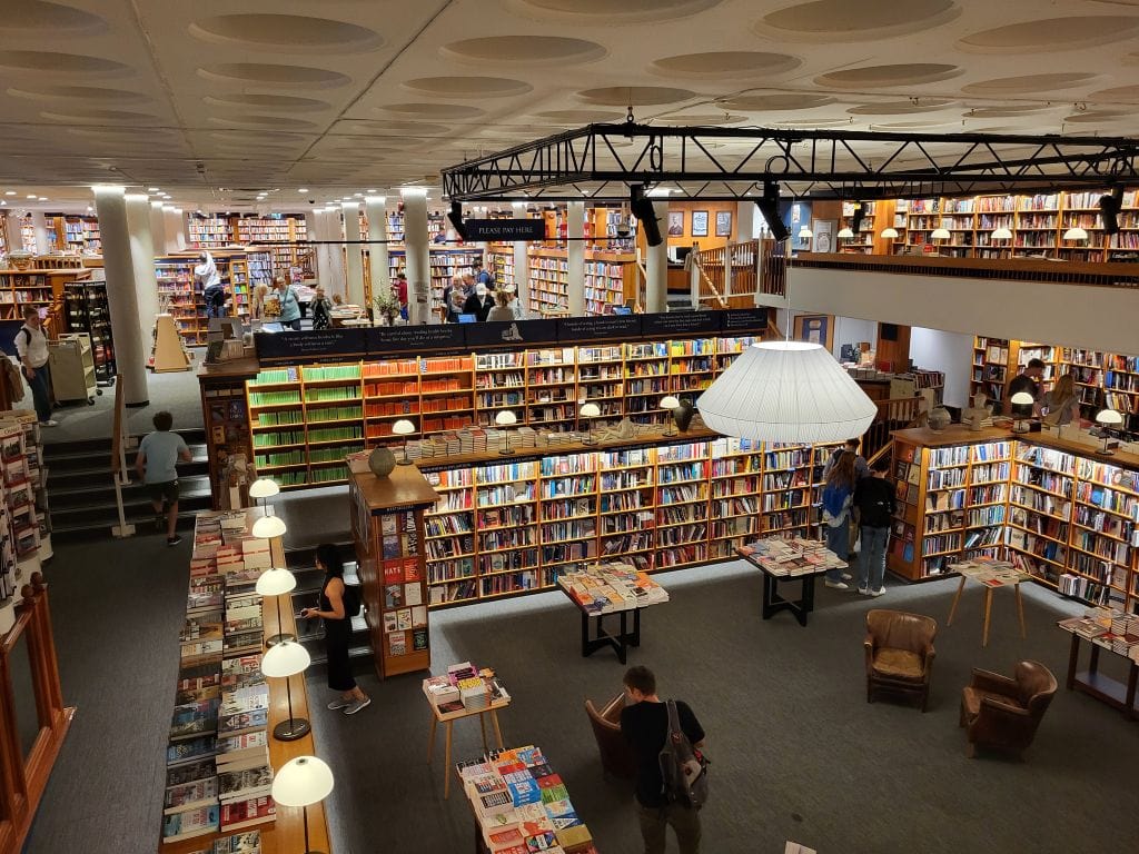 Blackwells Bücherladen in Oxford in der Broad Street