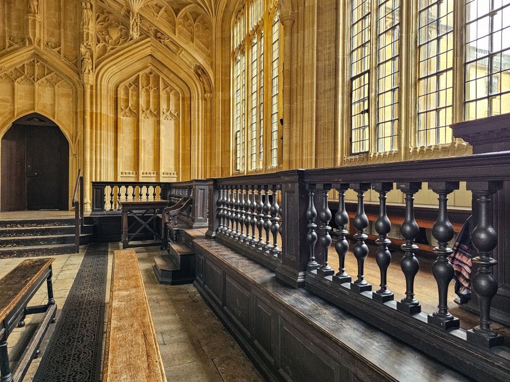 Divintiy School der Bodleian Library in Oxford: Drehort einiger Harry Potter Filmszenen
