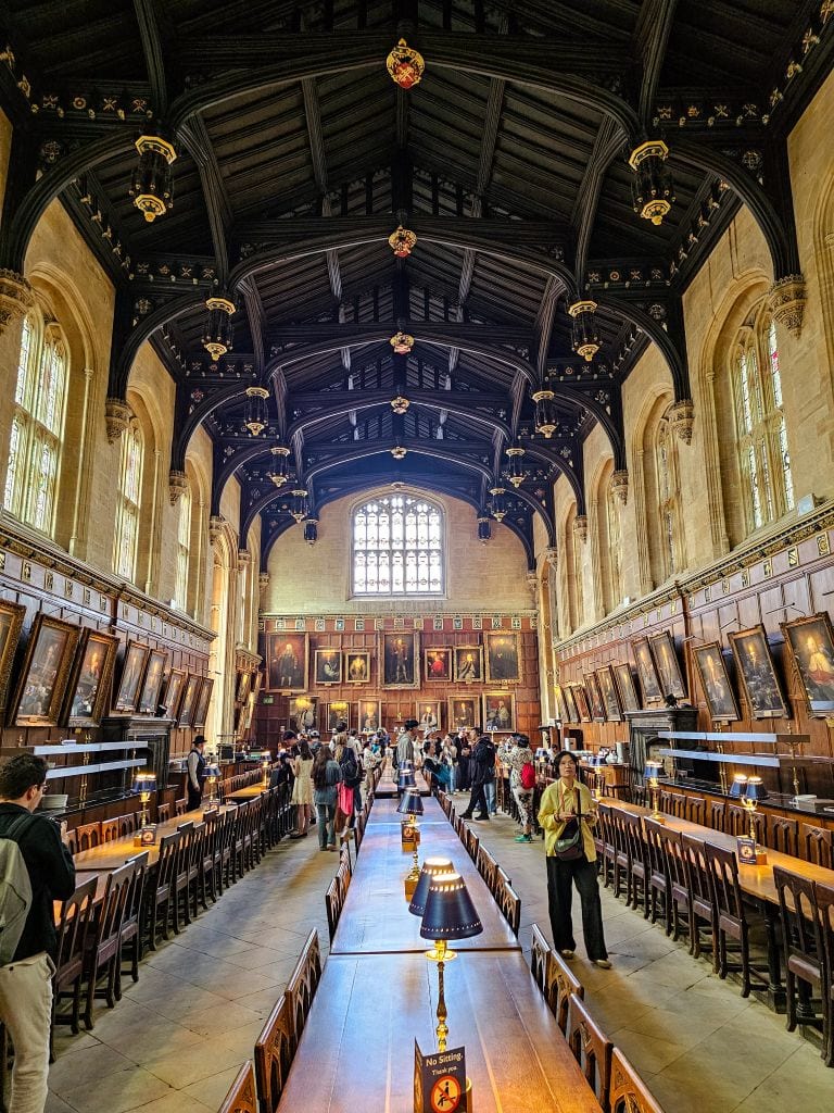 Die Great Hall des Christ Church Colleges in Oxford als Vorlage für die Große Halle in Harry Potter