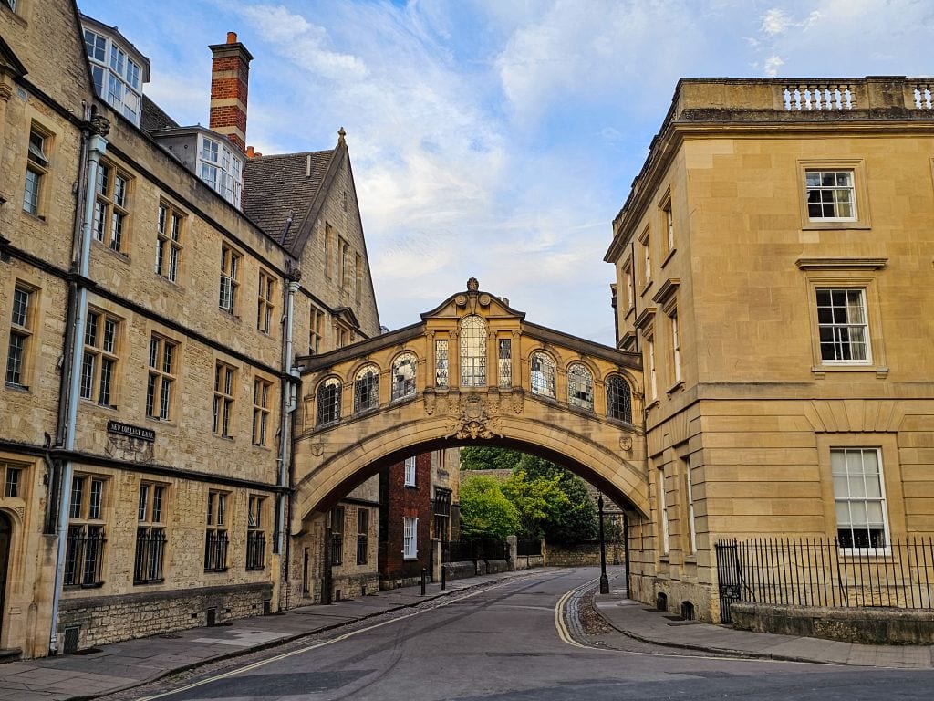 Seufzerbrücke von Oxford: Die Hertford Bridge