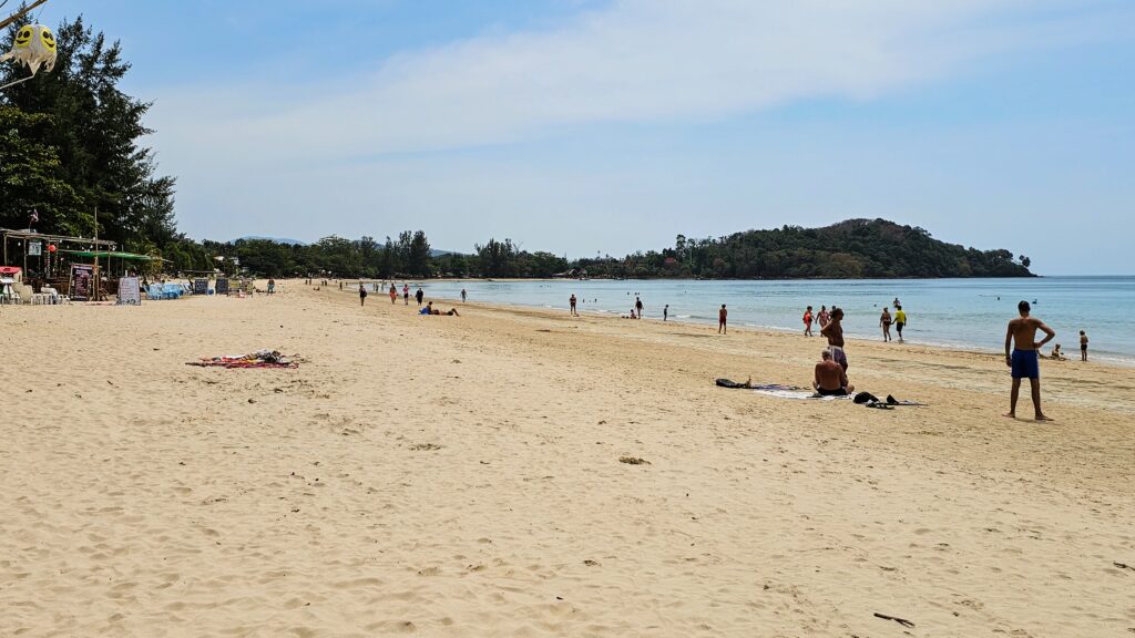 Khlong Dao Strand Koh Lanta: Blick in Richtung Süden