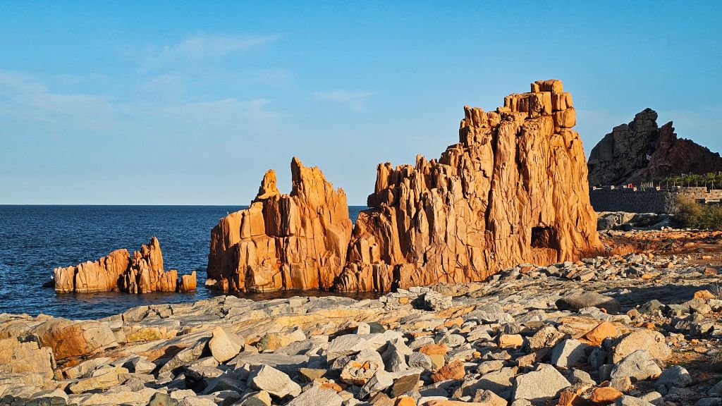 Die roten Felsen von Arbatax